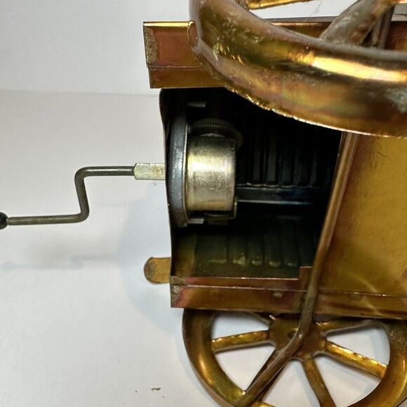 Vintage Berkeley Designs Antique Metal Car Music Box - Tested Works Collectable - Picture 6 of 7